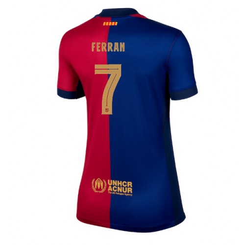 Dres Barcelona Ferran Torres #7 Domaci za Žensko 2024-25 Kratak Rukav